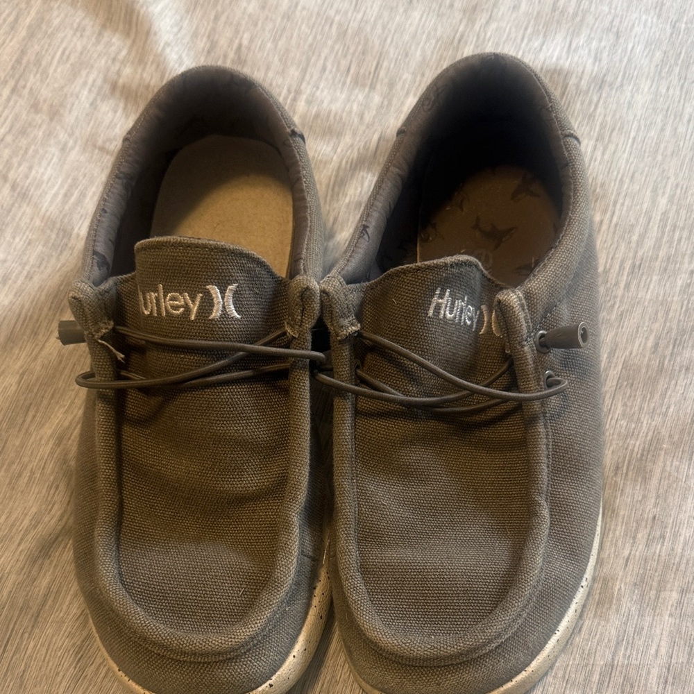 Hurley Charcoal Slip-On Shoes